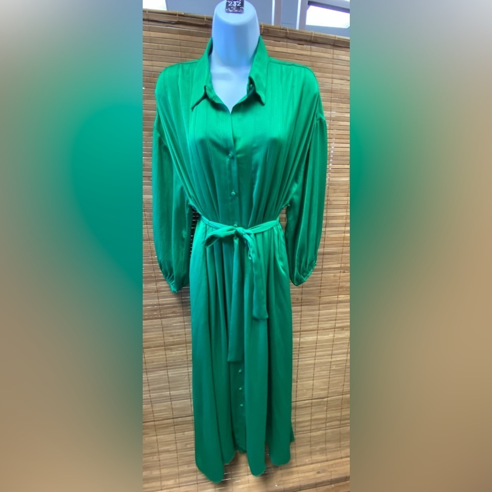 M13 MISA LOS ANGELES Maxi -ELISE DRESS Kelly Green
